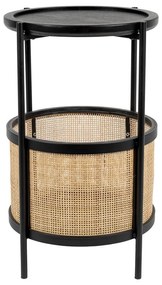 Okrúhly odkladací stolík ø 30 cm Makoto – White Label