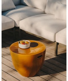 Keramický okrúhly záhradný odkladací stolík ø 46 cm Mesquida – Kave Home