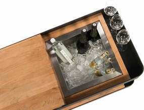 Indu+ Iceboy mobilný bar biely