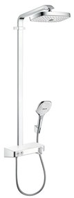 Hansgrohe Raindance Select E - Showerpipe 300 2jet EcoSmart 9 l/min s termostatom ShowerTablet Select 300, biela/chróm 27283400