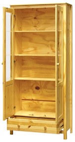 IDEA nábytok Vitrína 2 dvere + 1 zásuvka TORINO