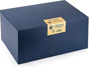 Crystal Bohemia poháre na sekt Lorey ribbon 150 ml 6 ks