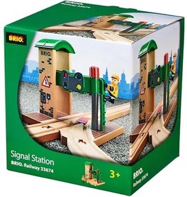 Brio - Signálna stanica s výhybkou
