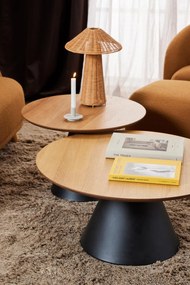 Okrúhly konferenčný stolík Soli (23306), dub, 65 cm