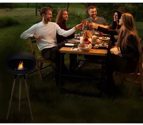 Biokrb TOKIO 45x100 cm 2 kW čierny