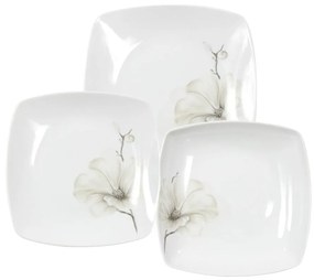 Akcent magnólia tanierová sada pre 6 osôb, 18ks