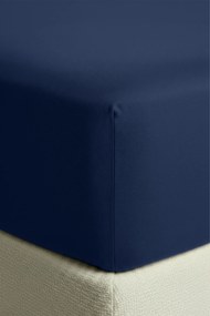 Plachta s gumičkou JERSEY tmavomodrá Rozmer: 90x200x30 cm