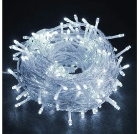 Vianočné svetielka LED záclona FLASH studená biela 300 LED