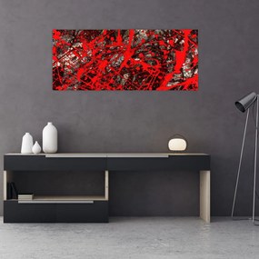 Obraz - Expresívne abstrakcie (120x50 cm)