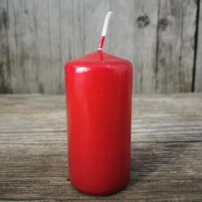 adventné sviečky červená perleť 40/80cm