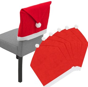 Tutumi Tutumi, poťah na stoličku Santa čiapka 6 ks 380667A, CHR-00004