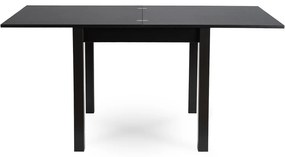 JAKS Rozkladací stôl 80 - 160cm Max čierny  2/2