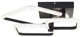 Brilliant - stmievateľné LED stropné svietidlo AYDIN LED/34W/230V čierna + s diaľkovým ovládaním