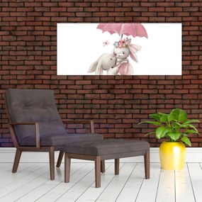 Obraz - Akvarelové zvieratko N⁰3 (120x50 cm)