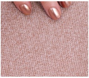 Svetloružový taburet Copper – Artie