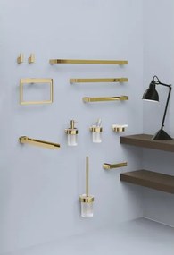 Gedy - SADA 2x Nástenný háčik PIRENEI zlatý