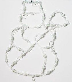 Vianočná LED dekorácia do okna - SNEHULIAK - 40 cm