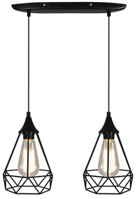 Luster na lanku GRAF 2xE27/60W/230V