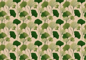Fototapeta - Ginko zelené listy (147x102 cm)
