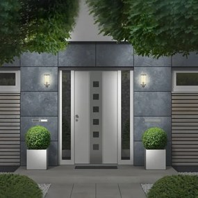 Briloner 3600-015 - Vonkajšie nástenné svietidlo KAIRO 1xE27/12W/230V IP44 čierna