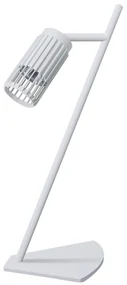 Stolná lampa Vertical, 1x biele kovové tienidlo, w