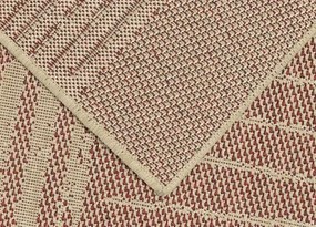 Koberce Breno Kusový koberec SISALO 706/O44P, červená, viacfarebná,240 x 340 cm