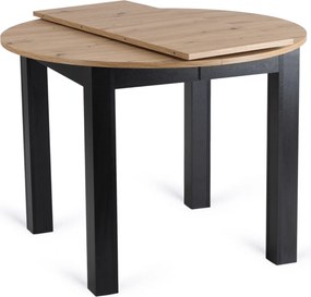 PROXIMA.store - Okrúhly rozkladací stôl HARRY FARBA: dub craft