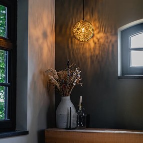 Závesné svietidlo v štýle Art Deco zlaté - Maro