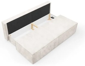 Rozkladacia trojmiestna pohovka s úložným priestorom TERAMO, béžová