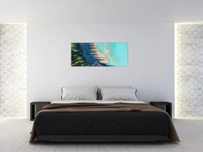 Obraz - Pohľad na jazero (120x50 cm)