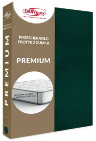 FROTÉ PRESTIERADLO PREMIUM 110X200 CM TMAVOZELENÉ