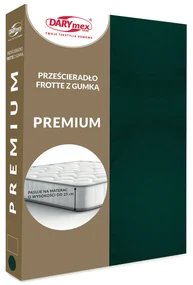FROTÉ PRESTIERADLO PREMIUM 110X200 CM TMAVOZELENÉ