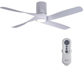 Lucci air Lucci air 213350 - LED Stmievateľný ventilátor RIVIERA 1xGX53/12W/230V biela + DO FAN00255