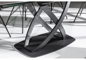 Rozkladací jedálenský stôl 41398 130/190 x 100cm Antracit Ceramik  - Komfort-nábytok