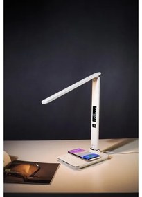 Immax 08966L- LED Stmievateľná lampa s bezdr. nabíjaním KINGFISHER 8,5W/230V biela