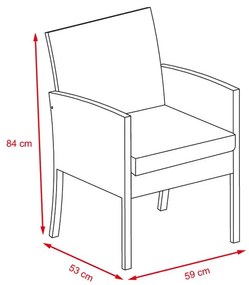 13-dielny veľký ALU ratanový set Avenberg Belmonte