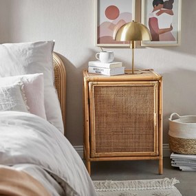 Butlers BOHO LOUNGE Ratanový nočný stolík/skrinka