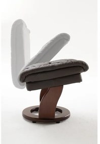 Polohovacie kreslo HABI hnedé/orech