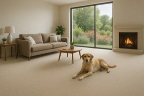 IVC Commercial, AKCIA: 160x165 cm PVC podlaha - lino Logitex Ultimate 55 Gravel T36, šíře, béžová, filc, chodba / predsieň