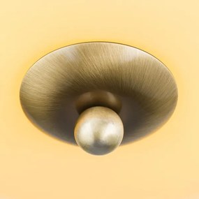 Orion DL 7-673 - Stropné svietidlo LANDHAUS 2xE27/60W/230V pr. 28 cm bronz/béžová