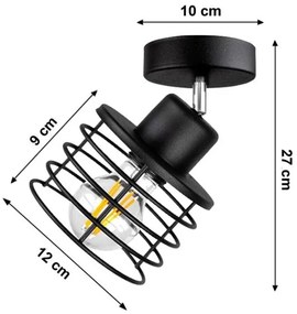 Bodové svietidlo BONOX 1xE27/60W/230V