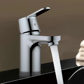 GROHE Get páková umývadlová batéria s odtokovou súpravou s tiahlom, výška výtoku 76 mm, chróm, 32883000