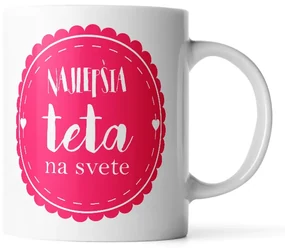 Sablio Hrnček Najlepšia teta na svete - 330 ml - standard