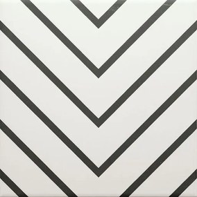 Dlažba Ribesalbes Echo čiernobiela 20x20 cm mat ECHO20