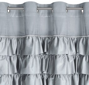 ZATEMŇOVACÍ ZÁVES NA KRÚŽKOCH SAMI 140X250 CM STRIEBORNÁ