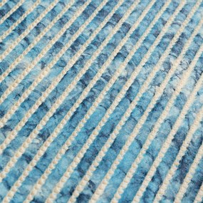 Kúpeľňová penová rohož / predložka PRO-078 Modrá batika - metráž šírka 65 cm