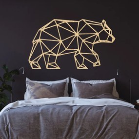 Moderná geometrická dekorácia na stenu medveď I SENTOP PR0240