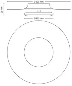 Philips- LED Stmievateľné stropné svietidlo GARNET SCENE SWITCH LED/40W/230V 4000K
