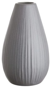 Butlers RIFFLE Váza 15,5 cm - tm.šedá