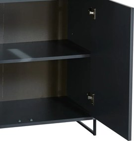 Komoda so šuplíkom Cologne, 80 cm, antracitová